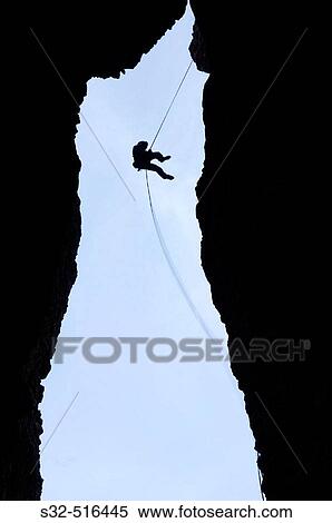 Rappelling in Aguja Roja. Riglos. Huesca. Arag? n. Spain. View Large Photo Image Stock Photography - Rappelling in Aguja Roja. Riglos. Huesca. Arag? n. Spain.. Fotosearch