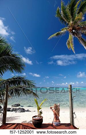 Stock Image - Rarotonga, The Cook Islands. Fotosearch