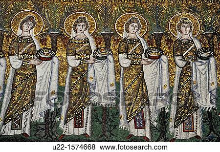 Ravenna (Italy): mosaic at the Basilica of SantApollinare Nuovo View Large Photo Image Stock Photo - Ravenna (Italy): mosaic at the Basilica of SantApollinare Nuovo. Fotosearch