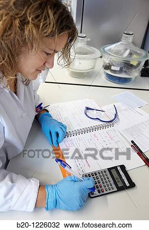 Reaction calculation, Polymer Laboratory View Large Photo Image Stock Image - Reaction calculation, Polymer Laboratory. Fotosearch