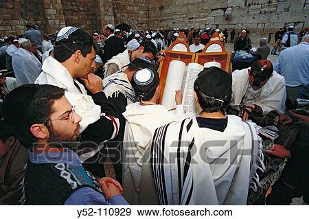 Reading the Torah during? Bar Mitzvah? ceremony. Western Wall. Jerusalem. Israel View Large Photo Image Stock Photo - Reading the Torah during? Bar Mitzvah? ceremony. Western Wall. Jerusalem. Israel. Fotosearch