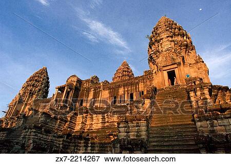 Stock Photo - Rear of Angkor Wat. Angkor in Cambodia.. Fotosearch