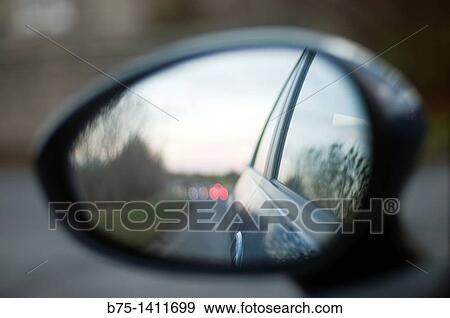 Rearview mirror View Large Photo Image Stock Photo - Rearview mirror. Fotosearch
