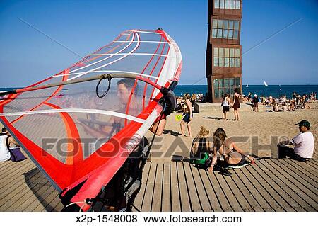 Rebecca Horn's sculpture? The Wounded Star? L? Estel Ferit on Barceloneta Beach, Barcelona, Spain View Large Photo Image Stock Photo - Rebecca Horn's sculpture? The Wounded Star? L? Estel Ferit on Barceloneta Beach, Barcelona, Spain. Fotosearch