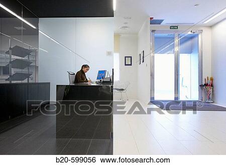 Reception. Office building. View Large Photo Image Stock Photograph - Reception. Office building.. Fotosearch