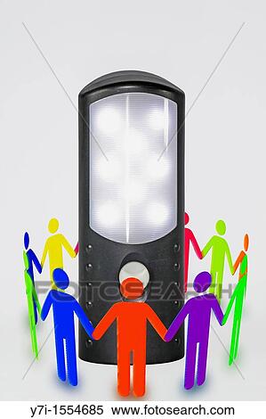 Rechargeable Torch with LED lights View Large Photo Image Stock Photography - Rechargeable Torch with LED lights. Fotosearch