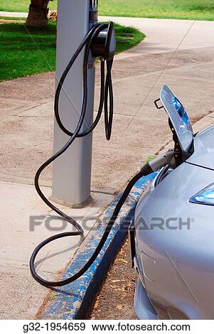 recharging electric car battery, Hawai'i. View Large Photo Image Stock Photo - recharging electric car battery, Hawai'i.. Fotosearch