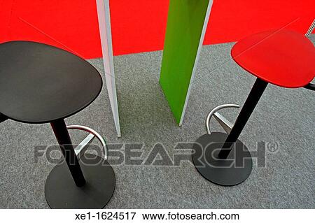 Red and black stools View Large Photo Image Stock Photo - Red and black stools. Fotosearch