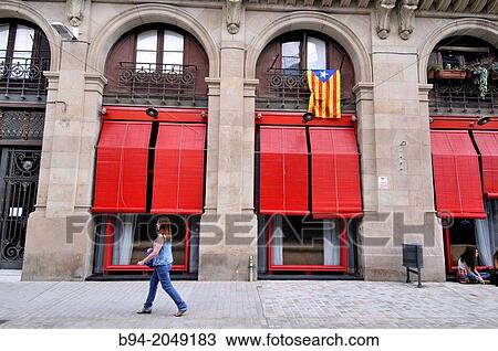 Red blinds, El Born area, Barcelona, Catalonia, Spain View Large Photo Image Stock Image - Red blinds, El Born area, Barcelona, Catalonia, Spain. Fotosearch