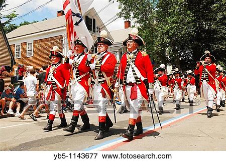 Red Coats, Bristol RI Fourth of July Parade View Large Photo Image Stock Photo - Red Coats, Bristol RI Fourth of July Parade. Fotosearch