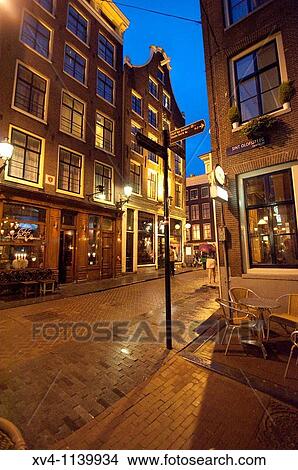 Red district Amsterdam Netherlands South Holland Europe View Large Photo Image Picture - Red district Amsterdam Netherlands South Holland Europe. Fotosearch
