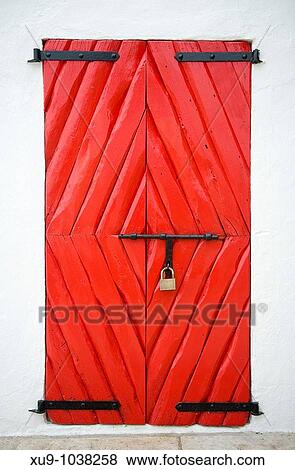 Red door View Large Photo Image Stock Photo - Red door. Fotosearch