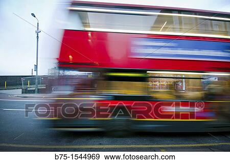 red double-decker bus in London, England, UK View Large Photo Image Stock Photo - red double-decker bus in London, England, UK. Fotosearch