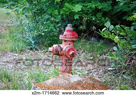 Red Fire Hydrant View Large Photo Image Stock Image - Red Fire Hydrant. Fotosearch