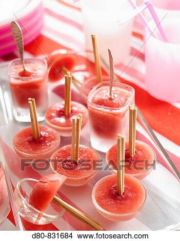 Red fruits ice cream View Large Photo Image Picture - Red fruits ice cream. Fotosearch