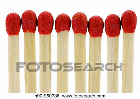 Red head matches isolated against a white background View Large Photo Image Stock Photograph - Red head matches isolated against a white background. Fotosearch