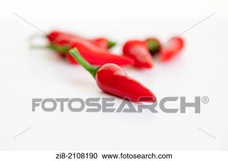 Stock Image - Red hot Chilli Peppers. Fotosearch