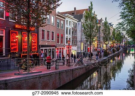 Red Lights District, Amsterdam, Netherlands View Large Photo Image Stock Photography - Red Lights District, Amsterdam, Netherlands. Fotosearch