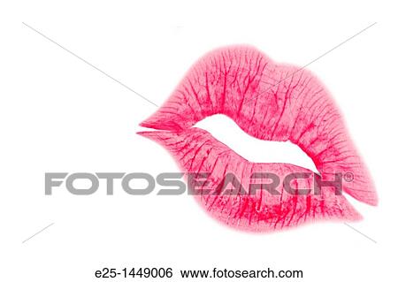 Red lipstick kiss concept View Large Photo Image Stock Photograph - Red lipstick kiss concept. Fotosearch