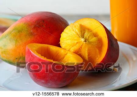 Red Mangoes fruit View Large Photo Image Stock Photo - Red Mangoes fruit. Fotosearch