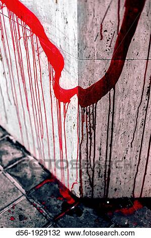 Red paint on a wall in a bank office, Valencia, Spain View Large Photo Image Stock Image - Red paint on a wall in a bank office, Valencia, Spain. Fotosearch