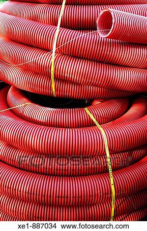 Red pipes View Large Photo Image Picture - Red pipes. Fotosearch