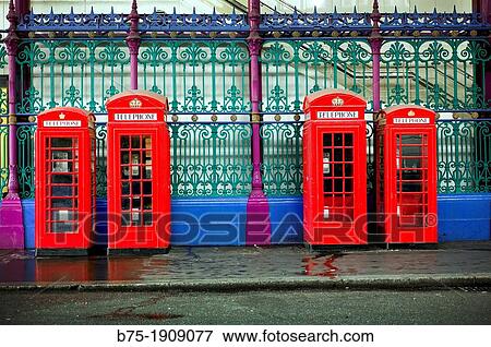 Red telephone box in Smithfield Market in Farringdon, London, England, UK, meat market View Large Photo Image Stock Photo - Red telephone box in Smithfield Market in Farringdon, London, England, UK, meat market. Fotosearch