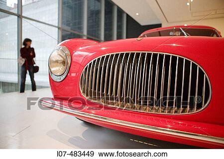Red vintage car. Museum of Modern Art. New York City. New York. United States View Large Photo Image Stock Photo - Red vintage car. Museum of Modern Art. New York City. New York. United States. Fotosearch