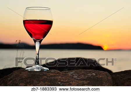 Red Wine At Sundown View Large Photo Image Stock Image - Red Wine At Sundown. Fotosearch