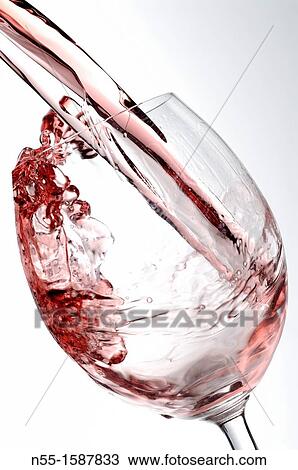 Stock Image - Red wine. Fotosearch