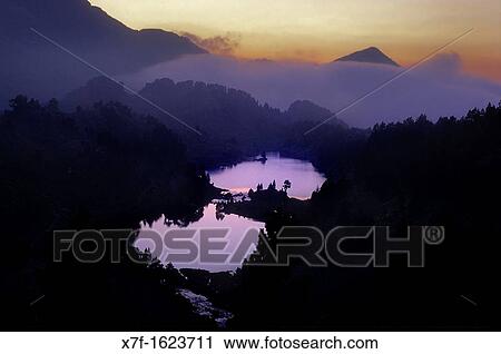 Stock Image - Redon and Long lakes, Colom? rs cirque, Aran Valley, Aig? estortes and Estany de Sant Maurici National Park, Pyrenees, Lleida province, Catalonia, Spain. Fotosearch