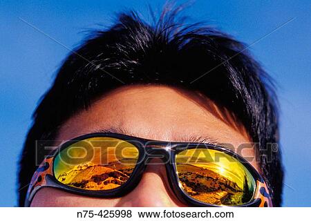 Stock Photo - Reflection of Mt Rainier and sunset, Mount Rainier National Park. Washington, USA. Fotosearch