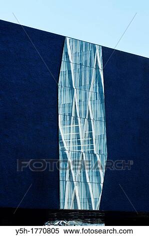 Reflection of the Forum building in Barcelona, Catalonia Spain View Large Photo Image Stock Photography - Reflection of the Forum building in Barcelona, Catalonia Spain. Fotosearch