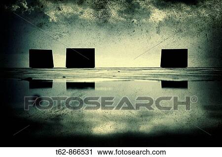 Stock Image - Reflections in water. Fotosearch