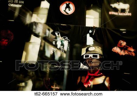 Stock Photo - Reflections on shop window. Fotosearch