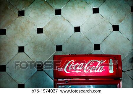 Refrigerator Coke in a bar in Fez, Morocco, Africa View Large Photo Image Stock Photo - Refrigerator Coke in a bar in Fez, Morocco, Africa. Fotosearch
