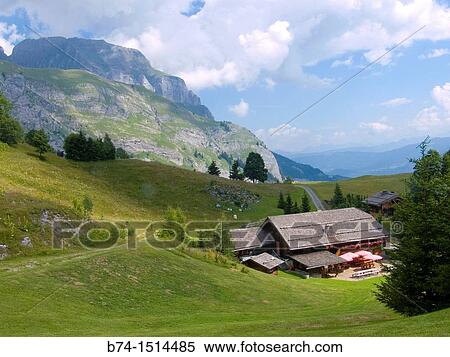 refuge de tornieux, sallanche, haute savoie, france View Large Photo Image Stock Photography - refuge de tornieux, sallanche, haute savoie, france. Fotosearch