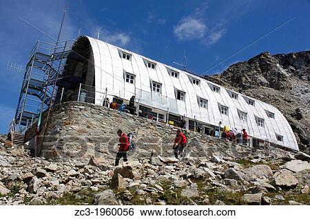 Refuge Vittorio Emanuele II, 2735m, National Park, Natural Park, Gran Paradiso, Val d'Aosta, Italy. View Large Photo Image Stock Photograph - Refuge Vittorio Emanuele II, 2735m, National Park, Natural Park, Gran Paradiso, Val d'Aosta, Italy.. Fotosearch