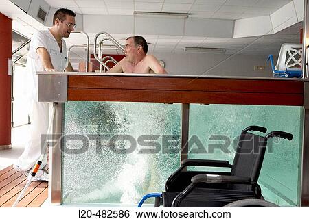 Rehabilitation, Hydrotherapy pool. Hospital Universitario Gran Canaria Doctor Negrin, Las Palmas de Gran Canaria. Canary Islands, Spain View Large Photo Image Stock Photograph - Rehabilitation, Hydrotherapy pool. Hospital Universitario Gran Canaria Doctor Negrin, Las Palmas de Gran Canaria. Canary Islands, Spain. Fotosearch