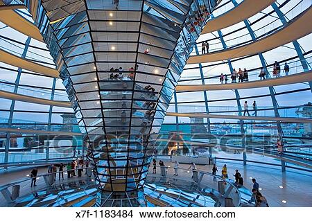 Reichstag Cupola Norman Foster Berlin Germany View Large Photo Image Picture - Reichstag Cupola Norman Foster Berlin Germany. Fotosearch