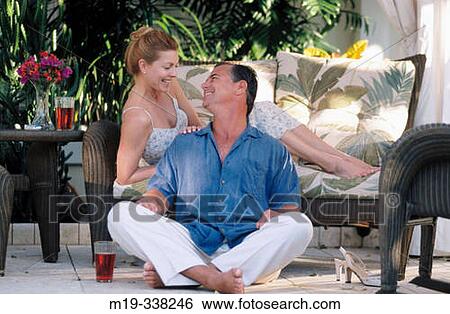 relaxing couple View Large Photo Image Stock Photograph - relaxing couple. Fotosearch