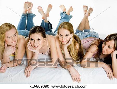 relaxing friends View Large Photo Image Stock Image - relaxing friends. Fotosearch