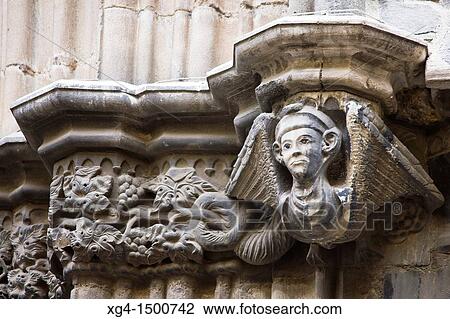 Relief in San Ivo Portal Gothic Cathedral in Barcelona - Catalonia - Catalonia - Spain View Large Photo Image Stock Image - Relief in San Ivo Portal Gothic Cathedral in Barcelona - Catalonia - Catalonia - Spain. Fotosearch