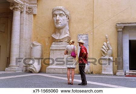 Remains of a giant statue of the emperor Constantino, Conservatori Palace, Capitoline museum, Rome, Italy View Large Photo Image Stock Image - Remains of a giant statue of the emperor Constantino, Conservatori Palace, Capitoline museum, Rome, Italy. Fotosearch