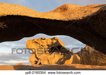 Remarkable Rocks at sunset, Flinders Chase National Park, Kangaroo Island, Australia. View Large Photo Image Picture - Remarkable Rocks at sunset, Flinders Chase National Park, Kangaroo Island, Australia.. Fotosearch