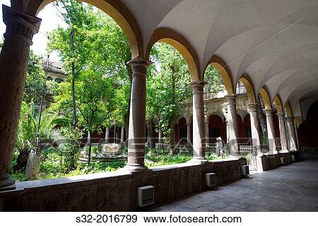Renaissance cloister of the Real Monasterio de Nuestra Sra. del Carmen, Valencia, Spain. View Large Photo Image Stock Photo - Renaissance cloister of the Real Monasterio de Nuestra Sra. del Carmen, Valencia, Spain.. Fotosearch