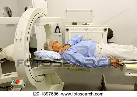 Stock Photograph - renal scintigraphy, Scintigraphy is a form of diagnostic test used in nuclear medicine, wherein radioisotopes are taken internally, and the emitted radiation is captured by external detectors gamma cameras to form two-dimensional images. Fotosearch