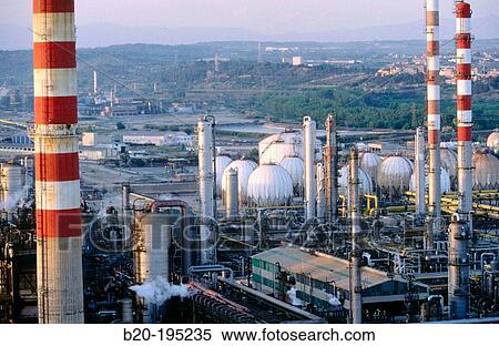 Repsol-YPF oil refinery. Tarragona province. Spain View Large Photo Image Stock Photography - Repsol-YPF oil refinery. Tarragona province. Spain. Fotosearch