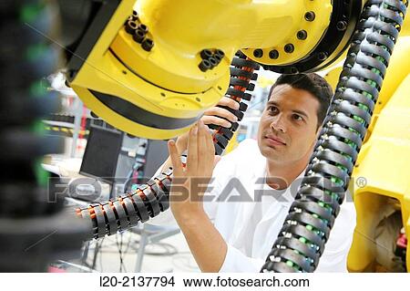 Research and development for the design of robotic manufacturing cell to work in aircraft component. Industry and Transport. Technology and Research Centre, Technological Park, Donostia, San Sebastian, Gipuzkoa, Basque Country, Spain View Large Photo Image Picture - Research and development for the design of robotic manufacturing cell to work in aircraft component. Industry and Transport. Technology and Research Centre, Technological Park, Donostia, San Sebastian, Gipuzkoa, Basque Country, Spain. Fotosearch
