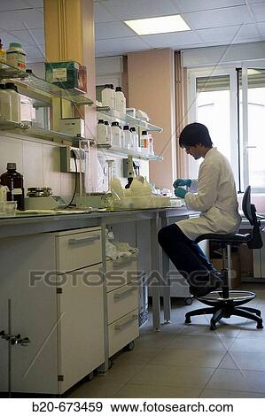 Stock Photo - Research and Development, Laboratorio de Seguridad Agroambiental, Departamento de Agrosistemas y Recursos Naturales, Neiker Tecnalia, Instituto de Investigaci? n y Desarrollo Agrario, Ganadero, Forestal y del Medio Natural, Derio, Bizkaia, Euskadi, Spain. Fotosearch